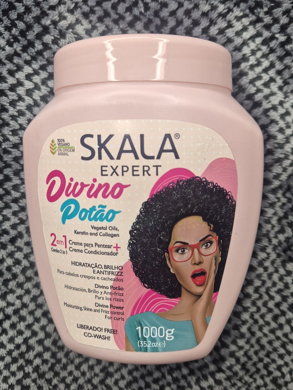 Skala Expert Divino Potão 2-in-1 Hair Treatment Conditioner 1000g Vegan NEW